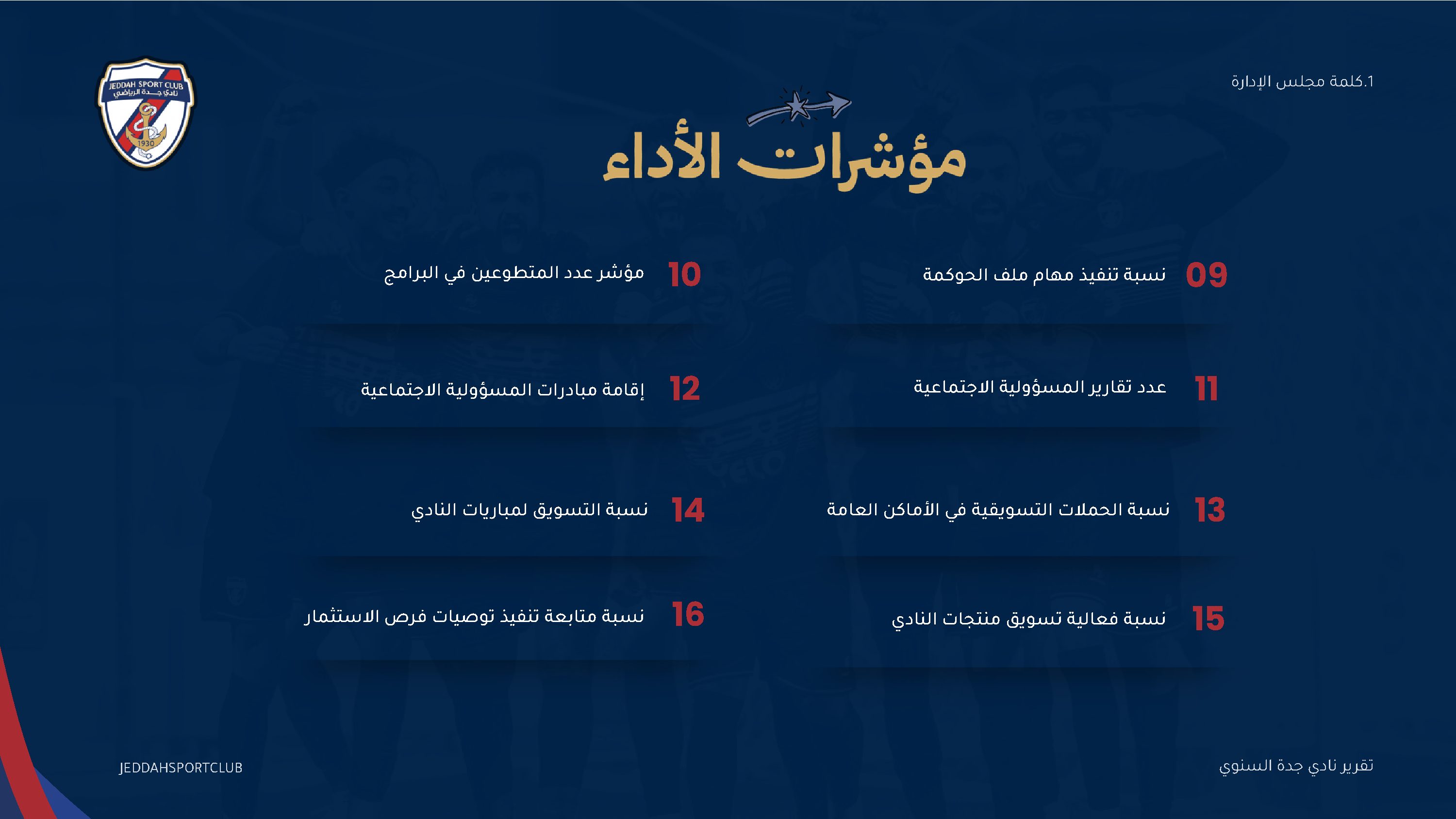 صفحة 7 من التقرير السنوي لنادي جدة