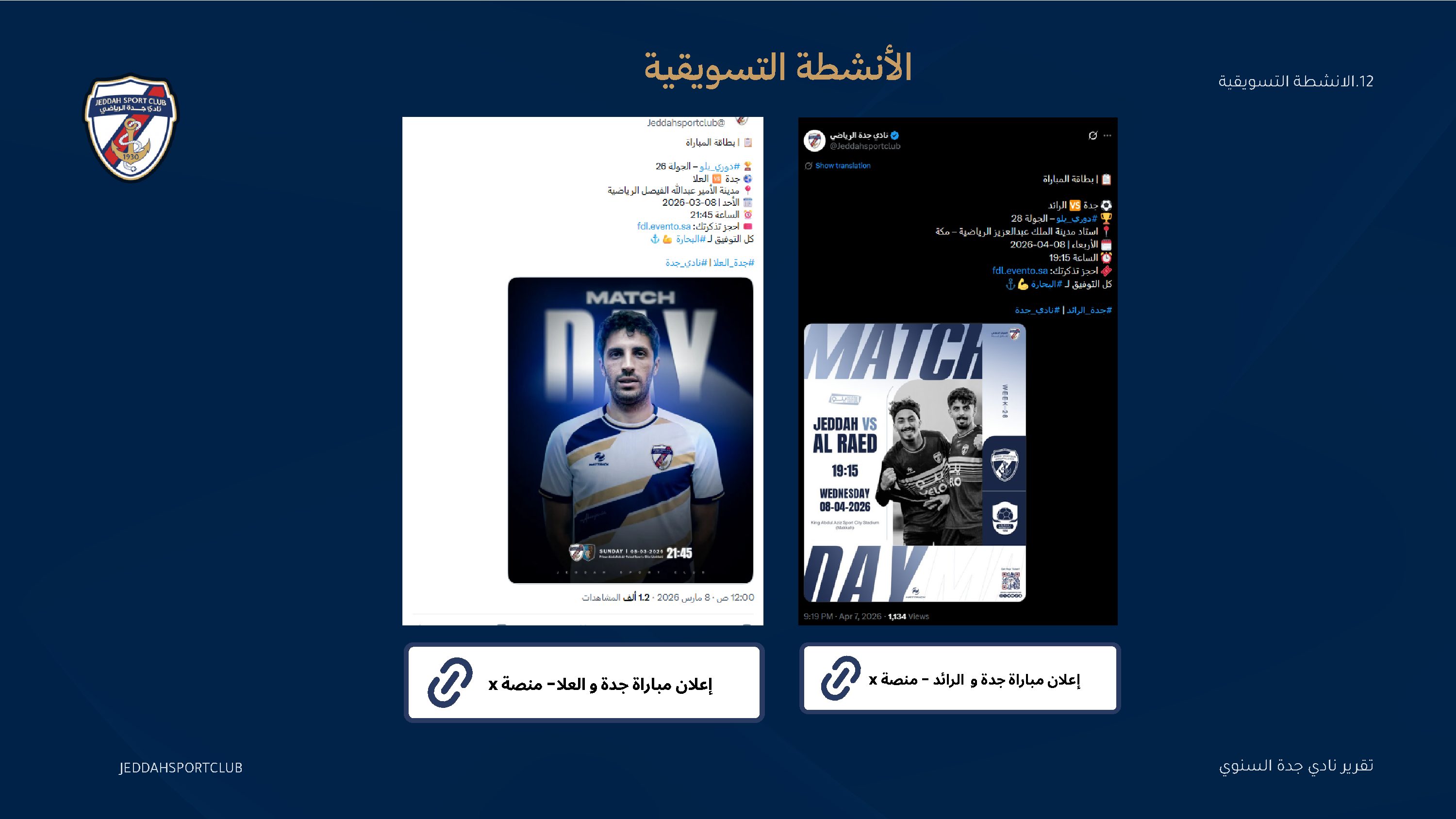 صفحة 75 من التقرير السنوي لنادي جدة